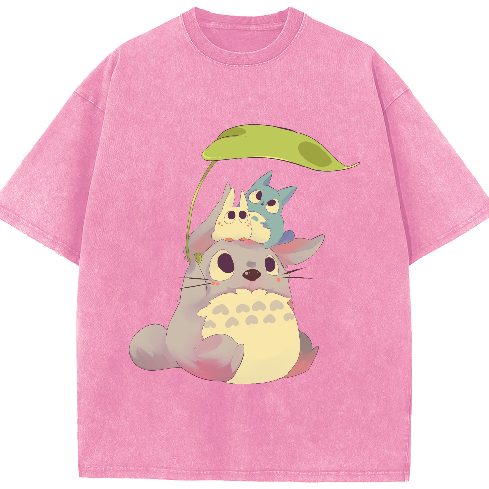 （画像用） となりのトトロ 草壁メイ 草壁サツキ My Neighbor Totoro Satsuki Kusakabe Mei Kusakabe 綿100% ヴィンテージ風 半袖Tシャツ（フロントプリント）